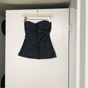 Guess Polka dot Bustier Top
